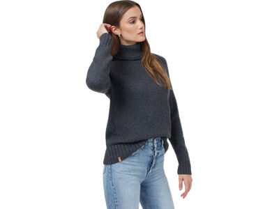 TENTREE Damen Rolli Highline Wool Turtleneck Sweater Grau