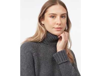 TENTREE Damen Rolli Highline Wool Turtleneck Sweater Grau
