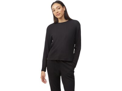TENTREE Damen Sweatshirt W Treewaffle Dorito Crew Schwarz