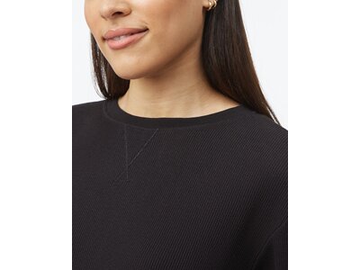 TENTREE Damen Sweatshirt W Treewaffle Dorito Crew Schwarz