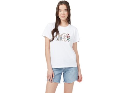 TENTREE Damen Shirt W Floral Logo Grau