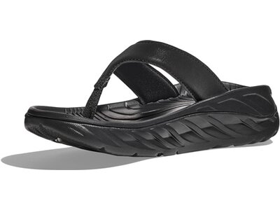 HOKA Damen Trekkingsandale ORA RECOVERY FLIP Schwarz