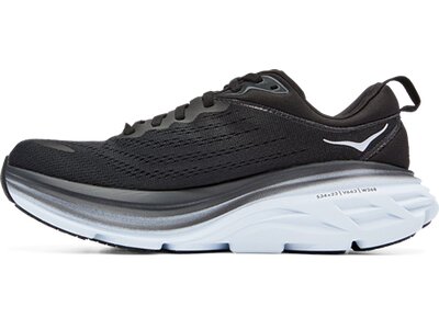 HOKA Damen Laufschuhe BONDI 8 weit Schwarz