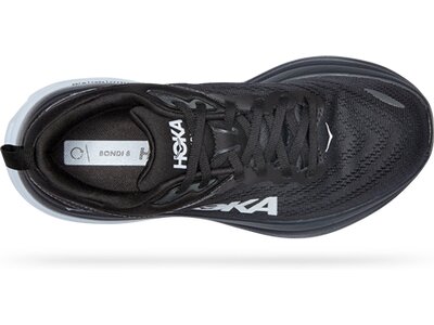 HOKA Damen Laufschuhe BONDI 8 weit Schwarz
