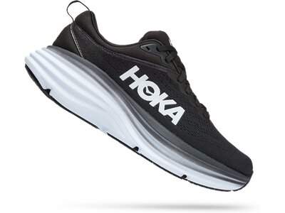 HOKA Damen Laufschuhe BONDI 8 weit Schwarz