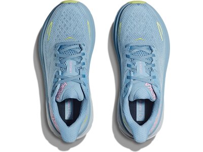 HOKA Damen Laufschuhe CLIFTON 9 weit Blau