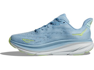HOKA Damen Laufschuhe CLIFTON 9 weit Blau