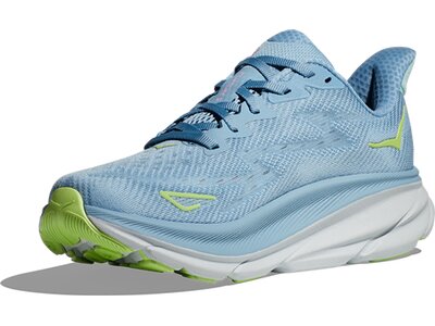 HOKA Damen Laufschuhe CLIFTON 9 weit Blau