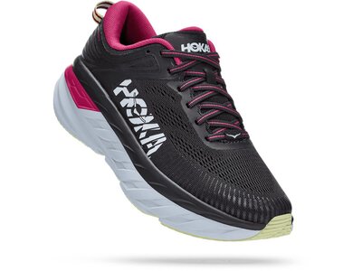 HOKA Damen Laufschuhe W BONDI 7 Silber
