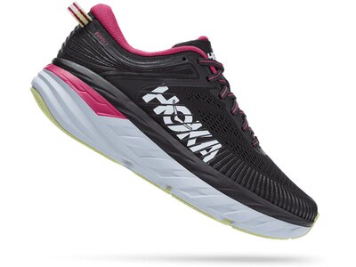 HOKA Damen Laufschuhe W BONDI 7 Silber