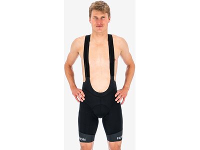 FUSION Herren Latzhose MENS C3 BIB SHORTS Schwarz