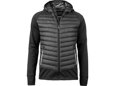 LINEA PRIMERO Herren Hybrid-Steppjacke Mirko Schwarz