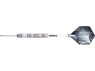 UNICORN Dartpfeil Unicorn Silver Star Gary Anderson Steel Darts Silber