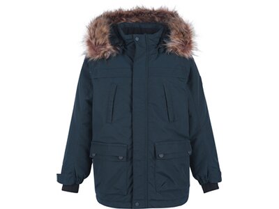 COLOR KIDS Kinder Funktionsjacke Parka w. fake fur, AF 10.000 Blau