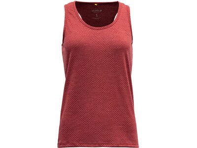 DEVOLD Damen Unterhemd NIPA WOMAN SINGLET Rot