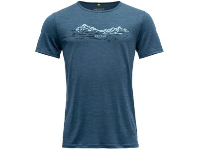 DEVOLD Herren Unterhemd UTLADALEN MERINO 130 TEE MAN Blau