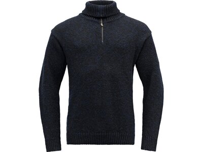 DEVOLD Herren Pullover NANSEN SWEATER ZIP NECK Blau