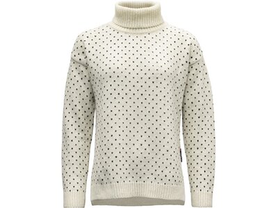 DEVOLD Damen Pullover SØRISEN WOOL HIGH NECK WMN Grau