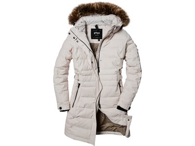 STOY Damen Mantel WMN Quilted PRK A Weiß
