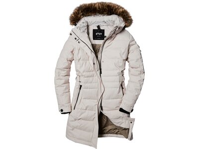 STOY Damen Mantel WMN Quilted PRK A Weiß
