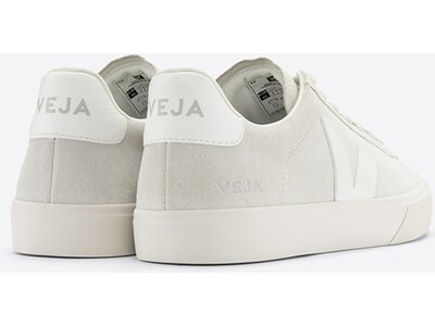 VEJA Herren Freizeitschuhe CAMPO SUEDE NATURAL_WHITE Weiß