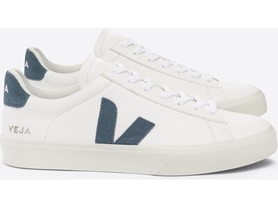 VEJA Herren Freizeitschuhe CAMPO CHROMEFREE LEATHER EXTRA-WHITE_CALIFORNIA Weiß