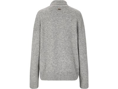 ATHLECIA Damen Sweatshirt Daviana W Knitted High Neck Grau