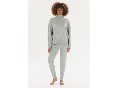ATHLECIA Damen Sweatshirt Daviana W Knitted High Neck Grau