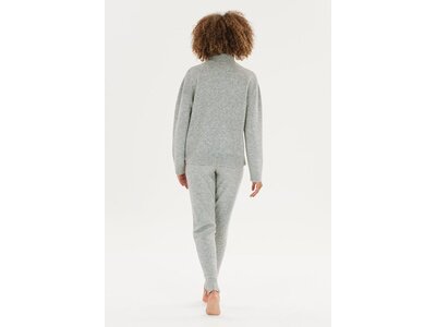 ATHLECIA Damen Sweatshirt Daviana W Knitted High Neck Grau