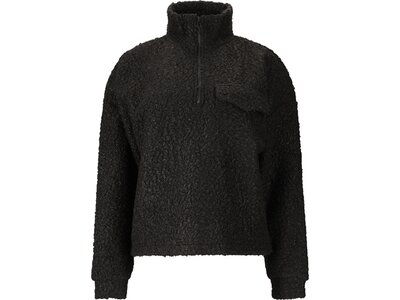 ATHLECIA Damen Sweatshirt Florrie W Sherpa Half zip Schwarz