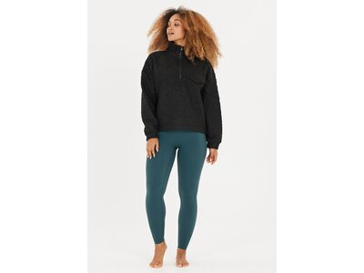 ATHLECIA Damen Sweatshirt Florrie W Sherpa Half zip Schwarz