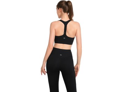 YVETTE Damen BH Sports Bra Liane Schwarz