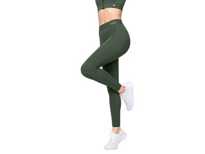 YVETTE Damen Tight Leggings Kalia Grau