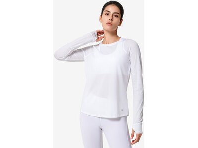 YVETTE Damen Shirt Longsleeve Katy Weiß