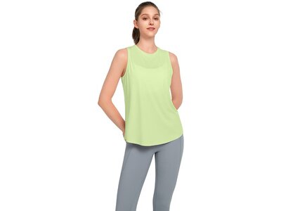YVETTE Damen Shirt Tank Top Koko Grün