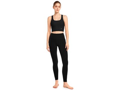 YVETTE Damen BH Sports Bra Franzi Schwarz