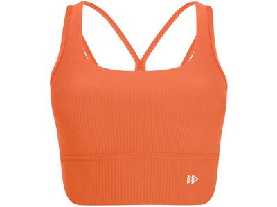 YVETTE Damen BH Sports Bra Franzi Orange