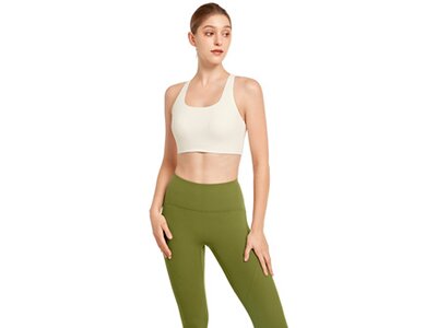 YVETTE Damen BH Sports Bra Kala Braun