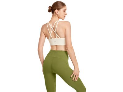 YVETTE Damen BH Sports Bra Kala Braun