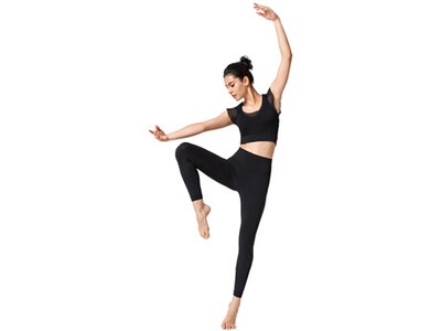 YVETTE Damen Tight Leggings Charly Schwarz
