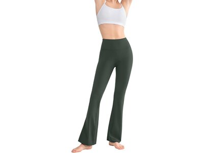 YVETTE Damen Tight Flare Pants July Grau