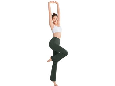 YVETTE Damen Tight Flare Pants July Grau