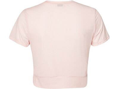 YVETTE Damen Shirt Cropped T-Shirt Lina pink