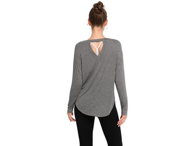 YVETTE Damen Shirt Longsleeve Vali Grau