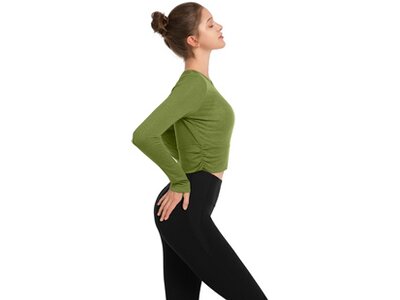 YVETTE Damen Shirt Longsleeve Kala Grün