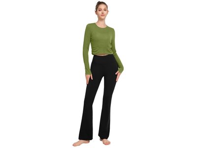 YVETTE Damen Shirt Longsleeve Kala Grün