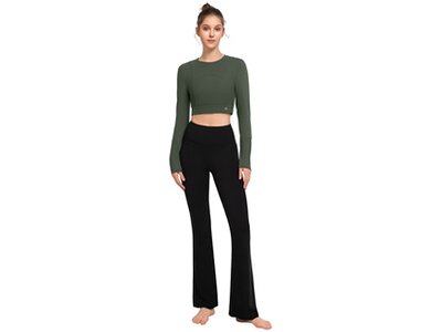 YVETTE Damen Shirt Longsleeve July Grau
