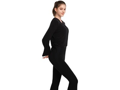 YVETTE Damen Shirt Longsleeve Stella Schwarz