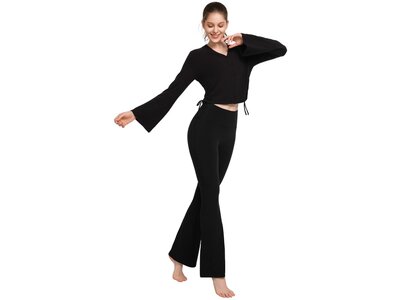 YVETTE Damen Shirt Longsleeve Stella Schwarz