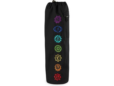 GAIAM Matte CHAKRA YOGA MAT BAG - YOGA TASCHE Schwarz